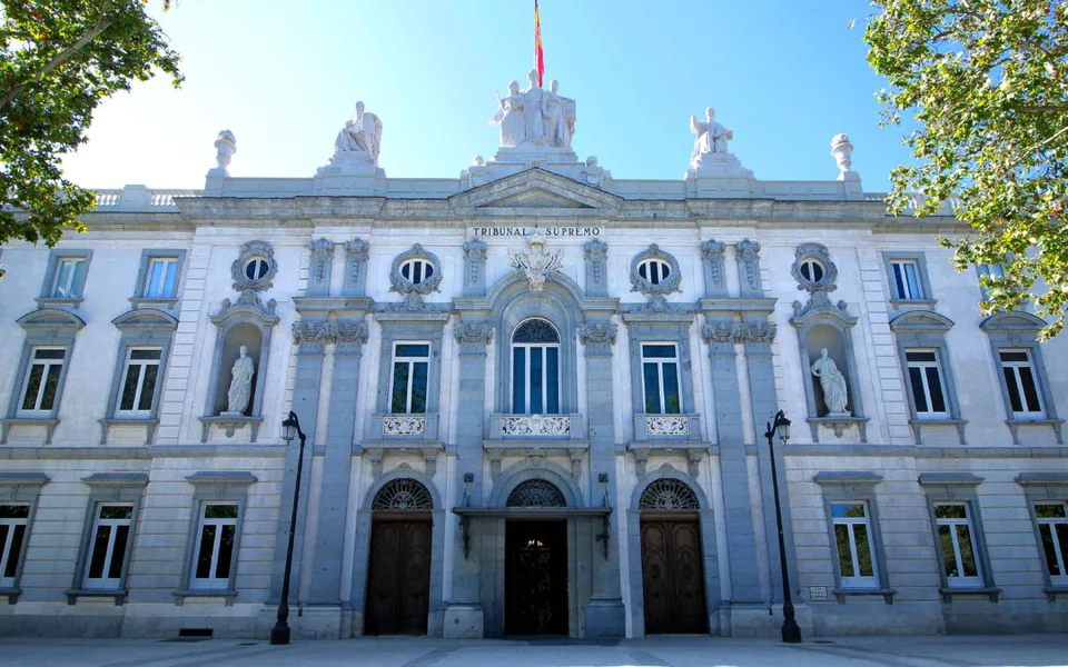 Fachada del Tribunal Supremo de España en Madrid