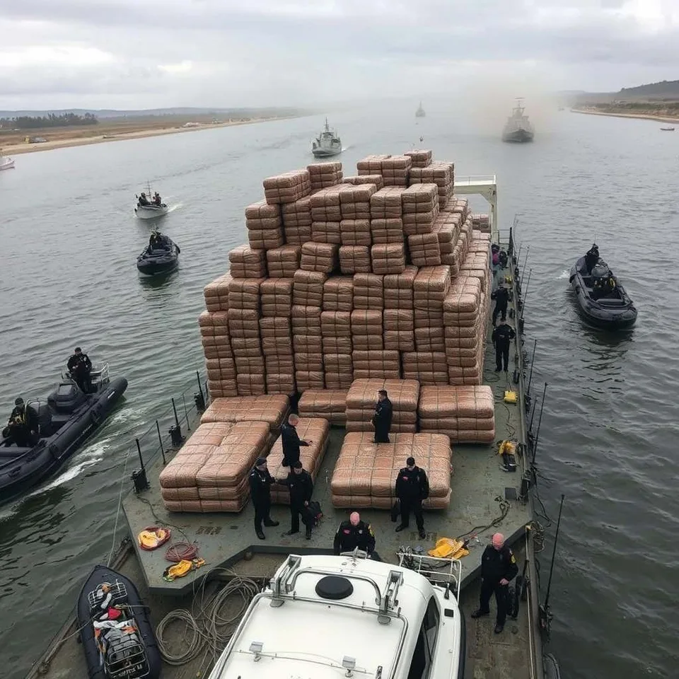 El Guadiana como corredor criminal: 10,6 toneladas de hachís, armas y una red repartida entre España y Portugal