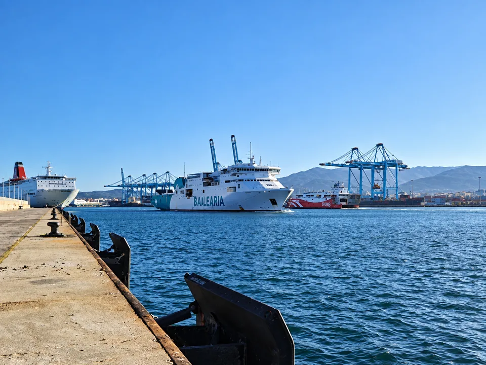Puerto de Ceuta durante la crisis posterior a la entrada masiva del 30 de julio de 2026.