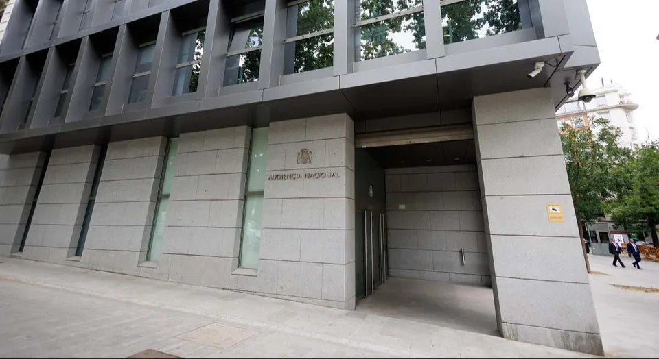 Fachada de la Audiencia Nacional en Madrid, que investiga los hechos del 30-J en Ceuta.