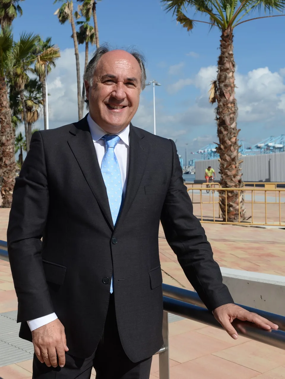 Retrato auténtico del alcalde de Algeciras José Ignacio Landaluce, fotografiado por el Ayuntamiento en abril de 2016. Imagen de archivo, no de su comparecencia judicial de octubre de 2026.