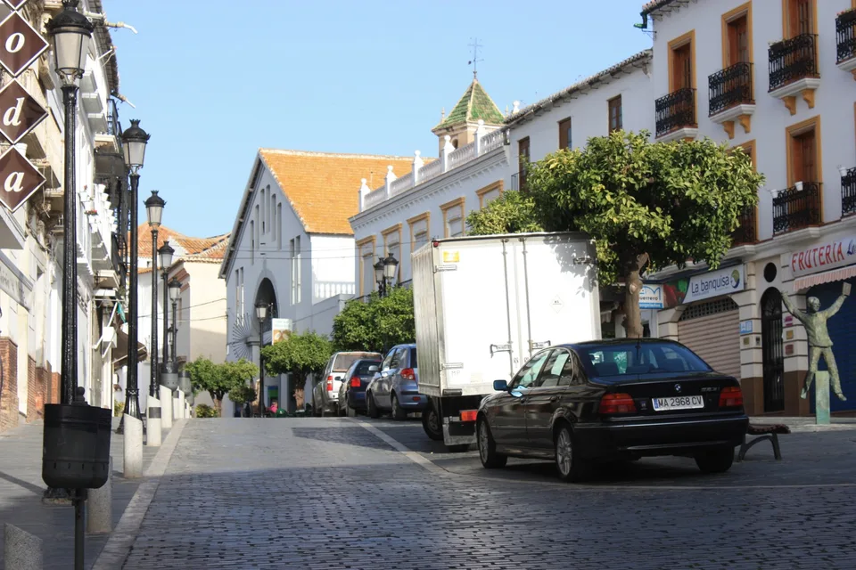 Calle de Vélez-Málaga en fotografía auténtica de 2014, utilizada como archivo contextual.