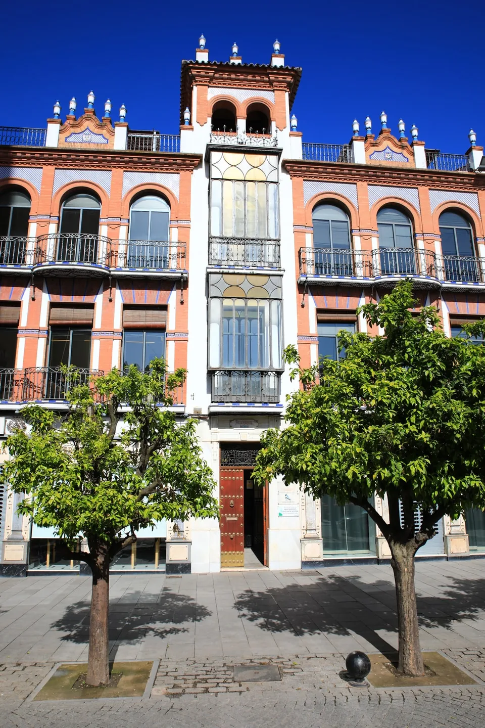 Vista de la Plaza de España de Badajoz, fotografiada el 1 de abril de 2024.