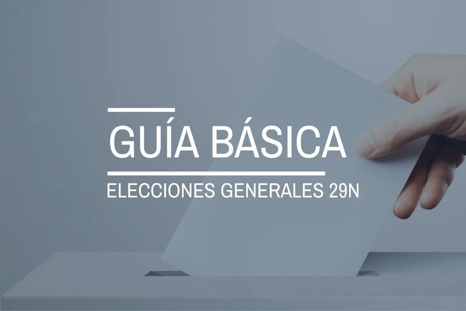 Gráfico informativo oficial de La Moncloa relativo a las elecciones generales del 29 de noviembre de 2026.