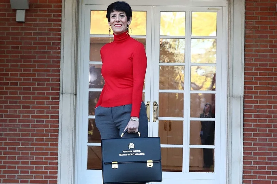 Elma Saiz, ministra portavoz del Gobierno de España, en una fotografía institucional real de 2023.