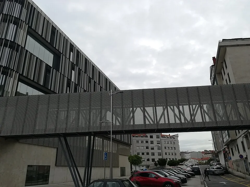 Fotografía real de las sedes judiciales de la capital de Pontevedra, imagen de archivo de 2022.