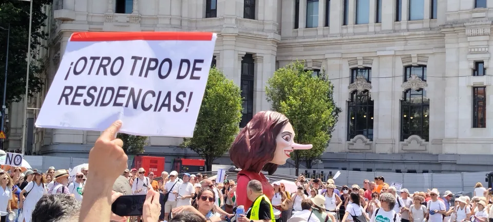 Manifestación en defensa de la sanidad pública en Madrid, el 31 de mayo de 2026. Imagen de archivo de protesta sanitaria, no de la huelga de médicos del 28 de octubre.
