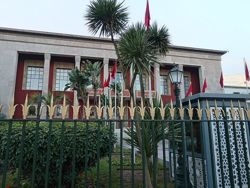 Edificio del Parlamento de Marruecos en Rabat fotografiado en enero de 2026, institución en la que se produjeron las reivindicaciones territoriales del 22 de octubre.