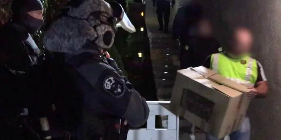 Imagen real de archivo del Grup Especial d'Intervenció (GEI) de los Mossos d'Esquadra, unidad que intervino en la detención de cuatro sospechosos en Torreforta. La foto no muestra el ataque en Gavà ni las detenciones del 15 de octubre.