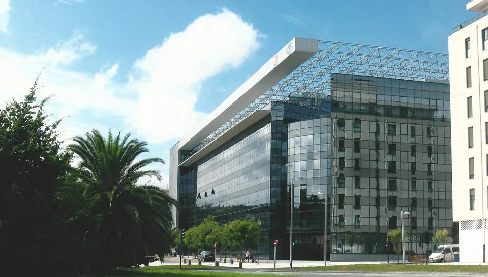 Fachada de una oficina del Instituto Nacional de la Seguridad Social en San Sebastián, fotografía de archivo.
