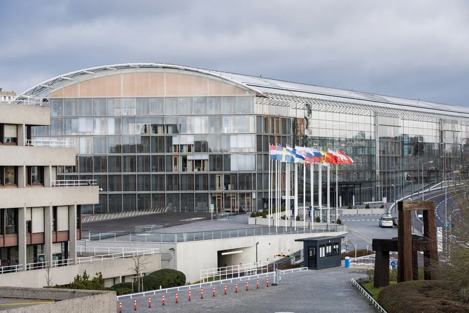 Sede central del Banco Europeo de Inversiones en Luxemburgo fotografiada en febrero de 2020; archivo institucional.