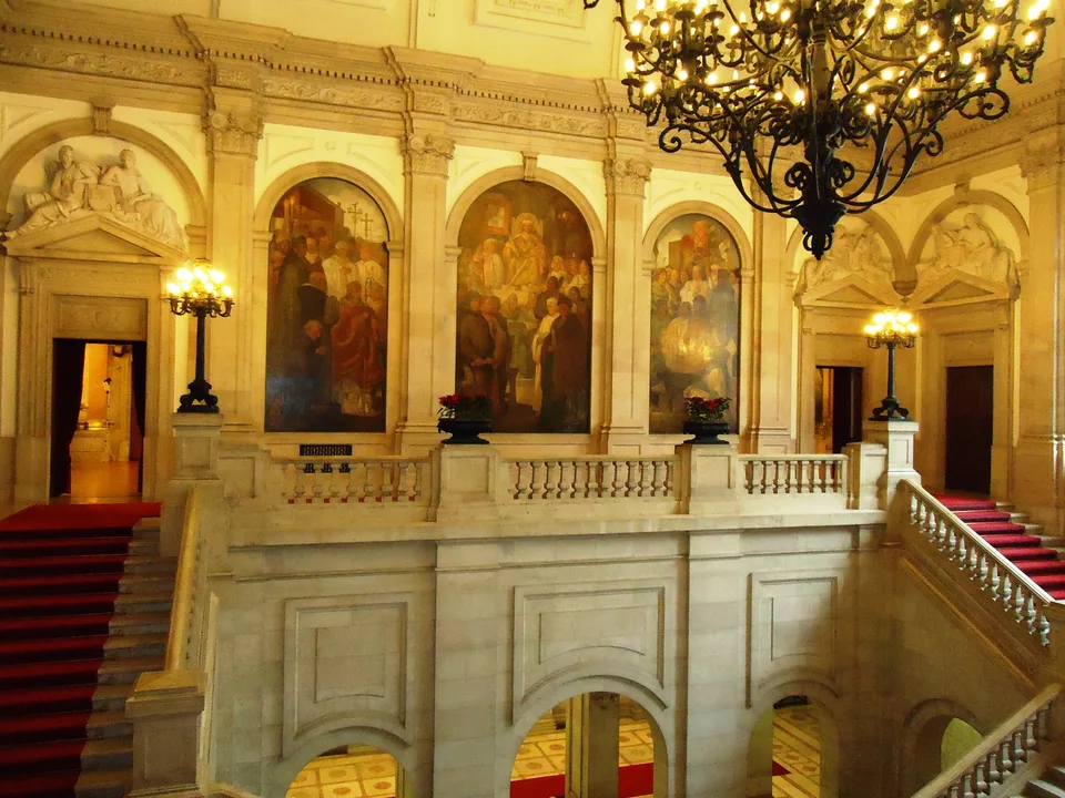 Interior del Palacio de São Bento, sede de la Asamblea portuguesa, fotografiado en diciembre de 2012; imagen de archivo.