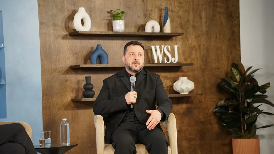Volodímir Zelenski durante una entrevista pública celebrada en septiembre de 2026, foto de archivo