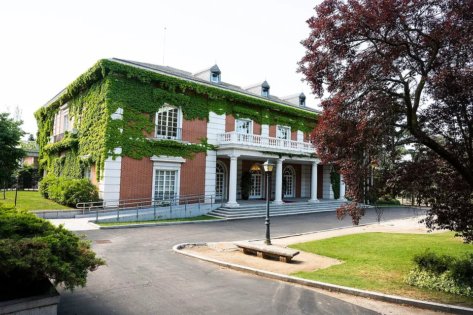Edificio del complejo de La Moncloa en Madrid, sede de la Presidencia del Gobierno.
