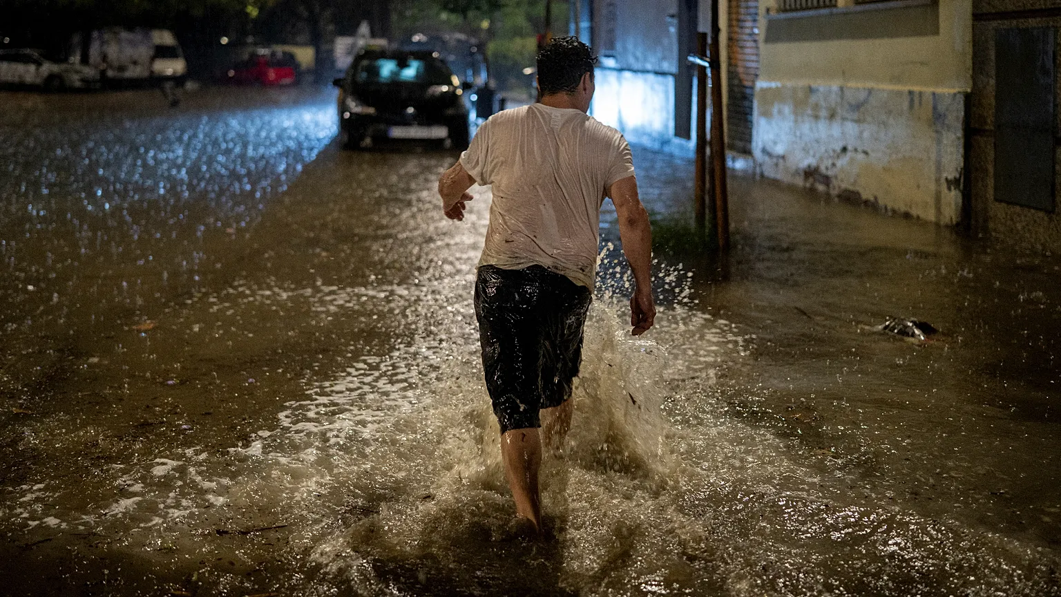 Inundaciones provocadas por las lluvias intensas en Cataluña durante el fin de semana.